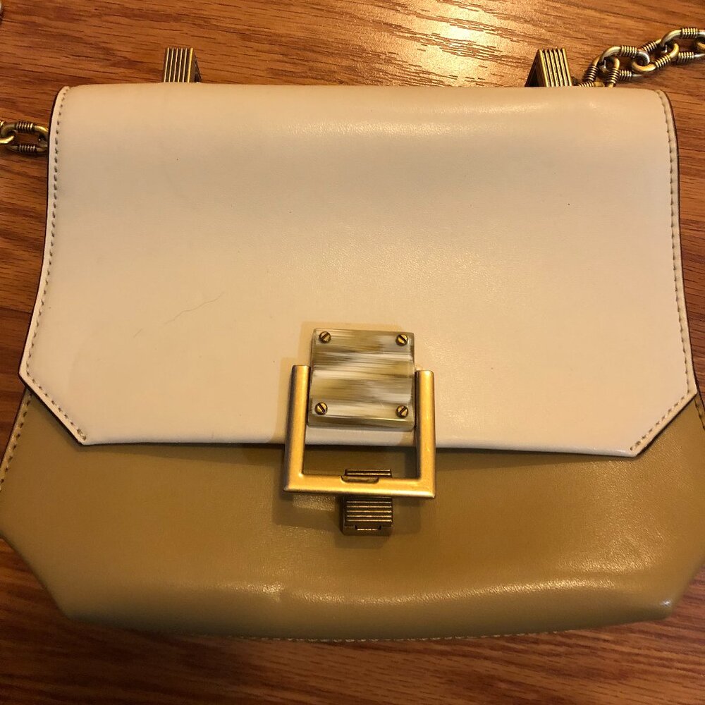 Charles and Keith Accent Shoulder Bag - Black Charles & Keith Gold Silver Chains